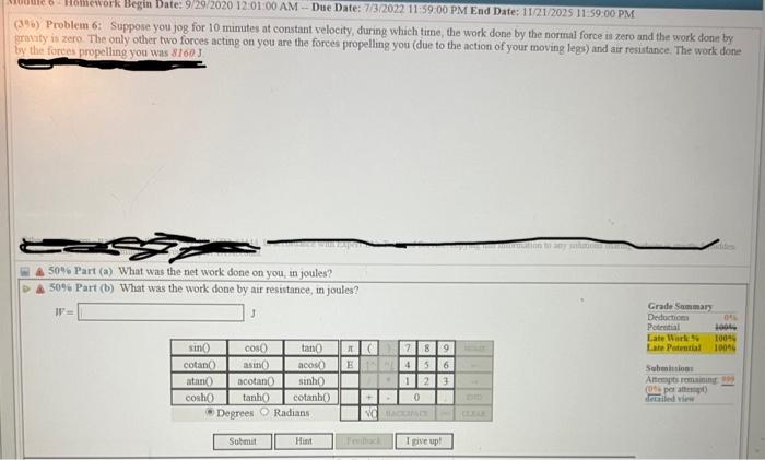 100e Homework Begin Date 9 29 2020 12 01 00 Am Due Date 7 3 2022 11 59 00 Pm End Date 11 21 2025 11 59 00 Pm 396 1