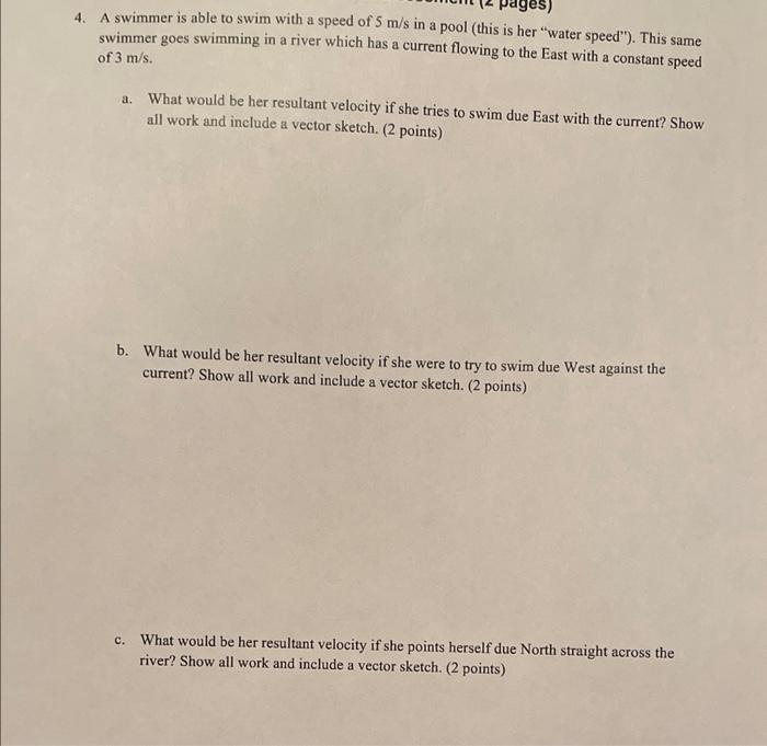 1 Consider A Ball Being Kicked At Some Angle With Respect To The Horizontal Name Three Examples Of Possible Vector Qua 3