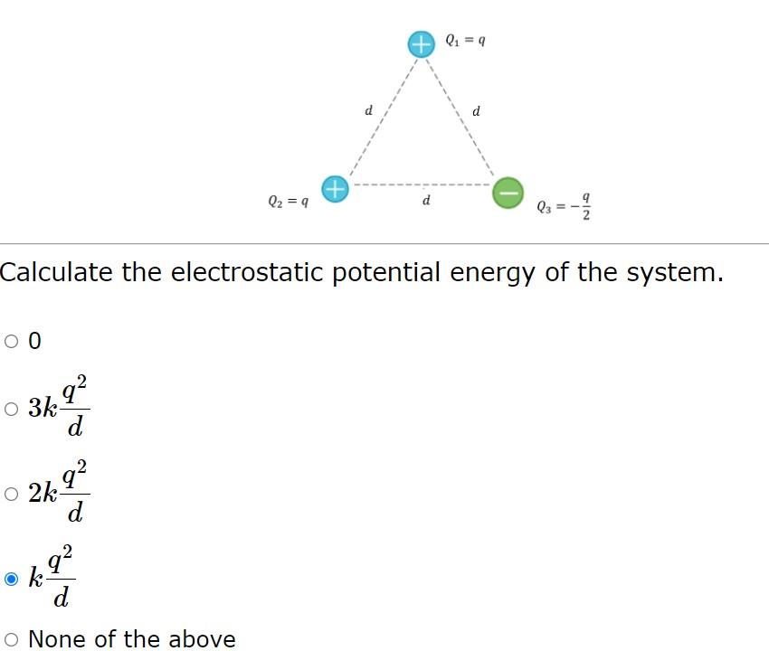 Three Point Charges Are Arranged At The Corners Of An Equilateral Triangle As Shown Below 1