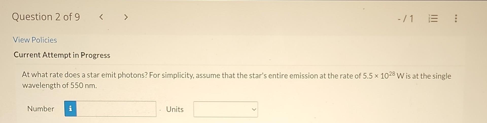 Question 6 Of 9 View Policies Current Attempt In Progress A In Mev C What Is The Magnitude Of The Momentum Associa 2