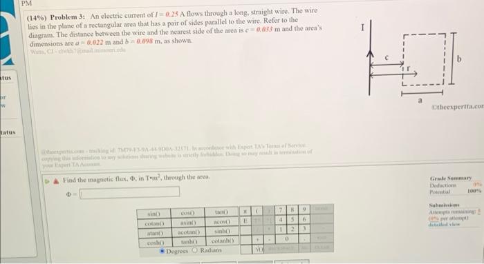 Or W Atus 14 Problem 1 Consider Two Two Long Straight Parallel Current Carrying Wires Separated By A Distance D 3