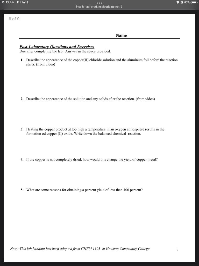 12 13 Am Fri Jul 8 9 Of 9 900 Inst Fs Iad Prod Inscloudgate Net Post Laboratory Questions And Exercises Due After Comple 1