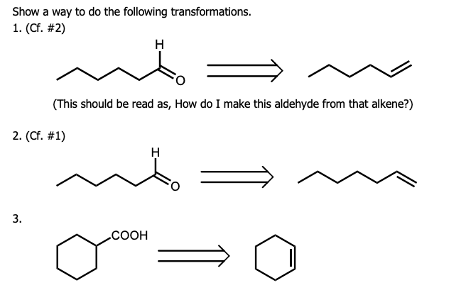 Show A Way To Do The Following Transformations 1 Cf 2 2 Cf 1 3 This Should Be Read As How Do I Make This A 1