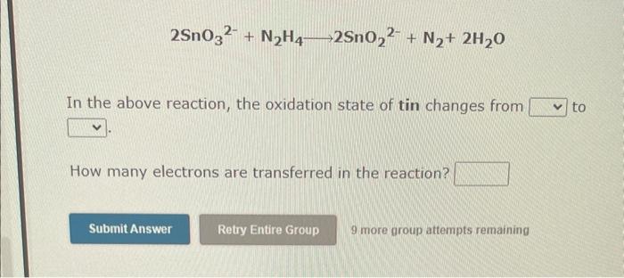 Ni2 2ag 2ag Ni In The Above Reaction The Oxidation State Of Nickel Changes From To How Many Electrons Are Transfe 2