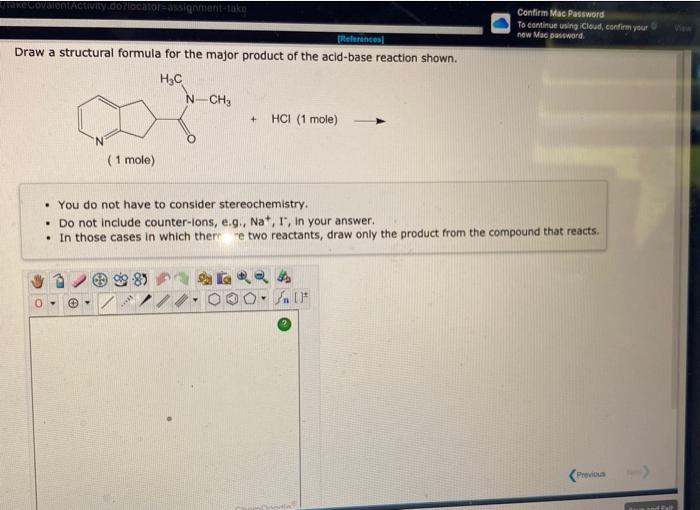 Takecovalentactivity Do Locator Assignment Take References Draw A Structural Formula For The Major Product Of The Acid 1