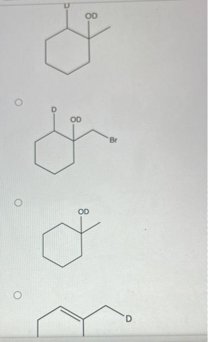 Select The Final Product For The Following Reaction Sequence Br 1 Mg Ether 2 D 0 O Od Od O Od O Br D Which Of Th 2