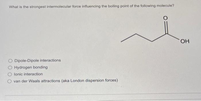 Select The Product Of The Following Reaction Sh Br O O S O Ho Soh Br So3h What Is The Strongest Intermolecular Force 3