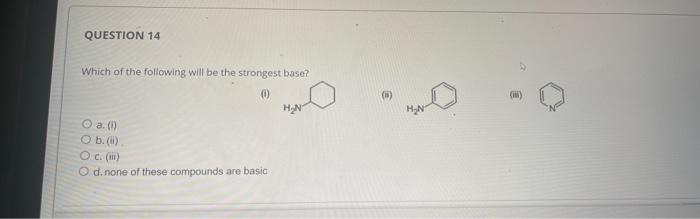 How Many Stereocenters Are Present In The Following H C O A 1 O B 4 O C 3 O D 2 Br H Ch H Ch Question 14 Which 2