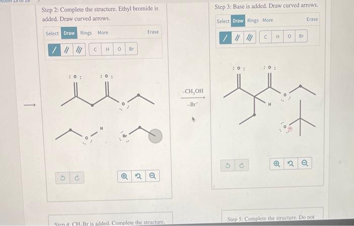 Predict The Major Organic Product Of The Given Reaction And Complete Its Mechanism 1 Naoevetoh 2 Ch Ch Br 3 Nao T Bu 3