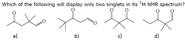 Given A Molecular Formula As C9h12 And The H Nmr Spectrum Identify The Corresponding Molecular Structure A Fo B Ppm 3