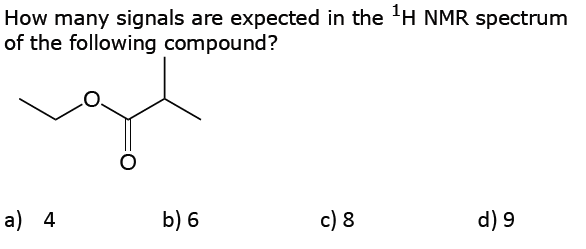 Which Of The Indicated Protons In The Following Compound Would Appear Most Downfield In The H Nmr Spectrum Iii A I B 3