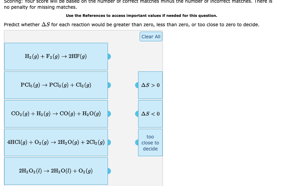 Scoring Your Score Will Be Based On The Number Of Correct Matches Minus The Number Of Incorrect Matches There Is No Pe 1