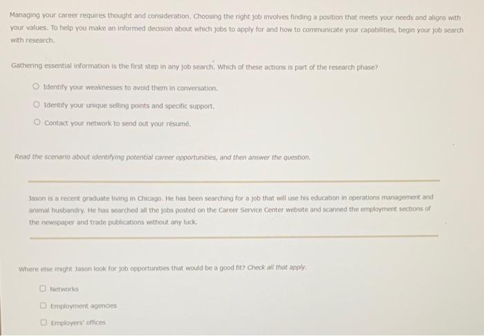 Managing Your Career Requires Thought And Consideration Choosing The Right Forwolves Finding A Position That Meets Your 1
