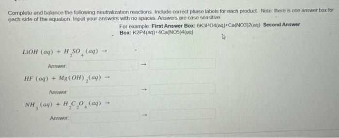 Identify The Following As A Strong Acid Weak Acid Strong Base Or Weak Base In Aqueous Solution A Strong Acid Nh3 H 3
