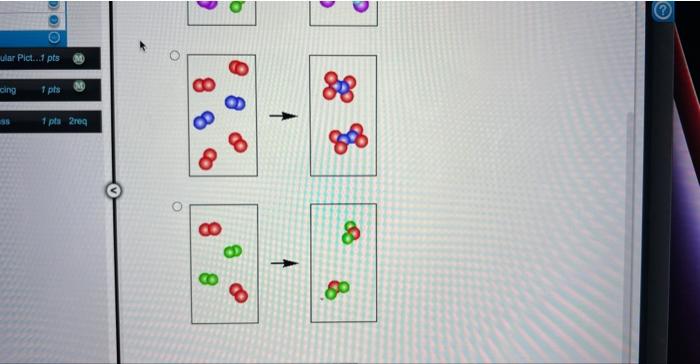 8 The Illustration On The Left Represents A Mixture Of 12 Purple Molecules And F2 Green Molecules If These Were To 4
