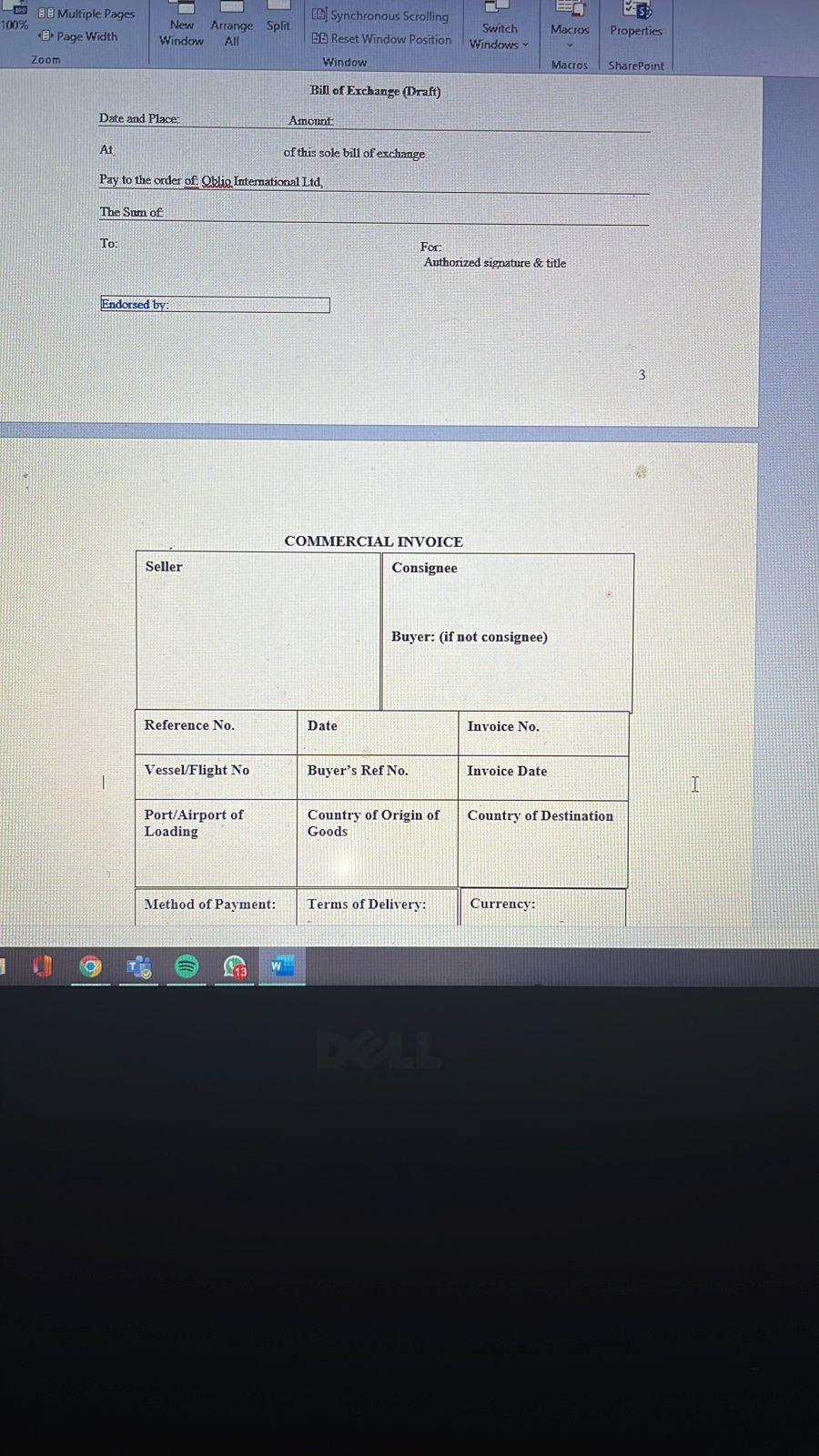 1 Decide About One Product To Export Or Import You Have To Prove Your Negotiation With A Contract Make A Contract Pr 1