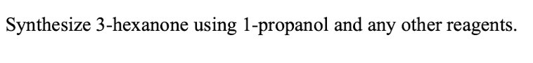 Provide A Synthesis For The Below Reactions 1