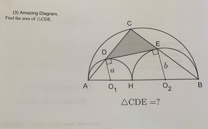 3 Amazing Diagram Find The Area Of Acde A D A 0 C H E Acde B 02 B 1