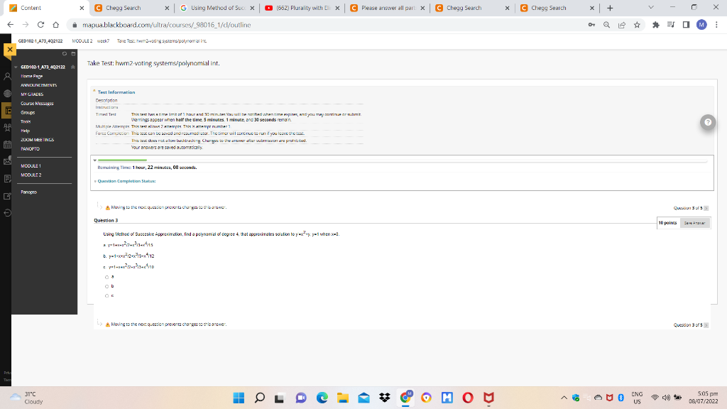 E Ar 3 Content Priv Tem E Home Page Co Ged102 1 A73 4q2122 Ged103 1 A73 402122 Announcements My Grades Course Messag 1