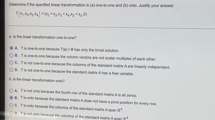The Given T Is A Linear Transformation From R Into R2 Show That T Is Invertible And Find A Formula For T 1 T X X2 2