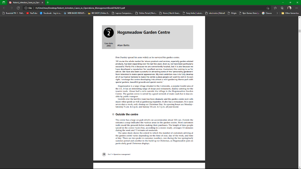 Robertohistor Cases In Oper X O File H Onedrive Desktop Robert Johnston Cascs In Operations Managementbookfix 2011 Pdf 1