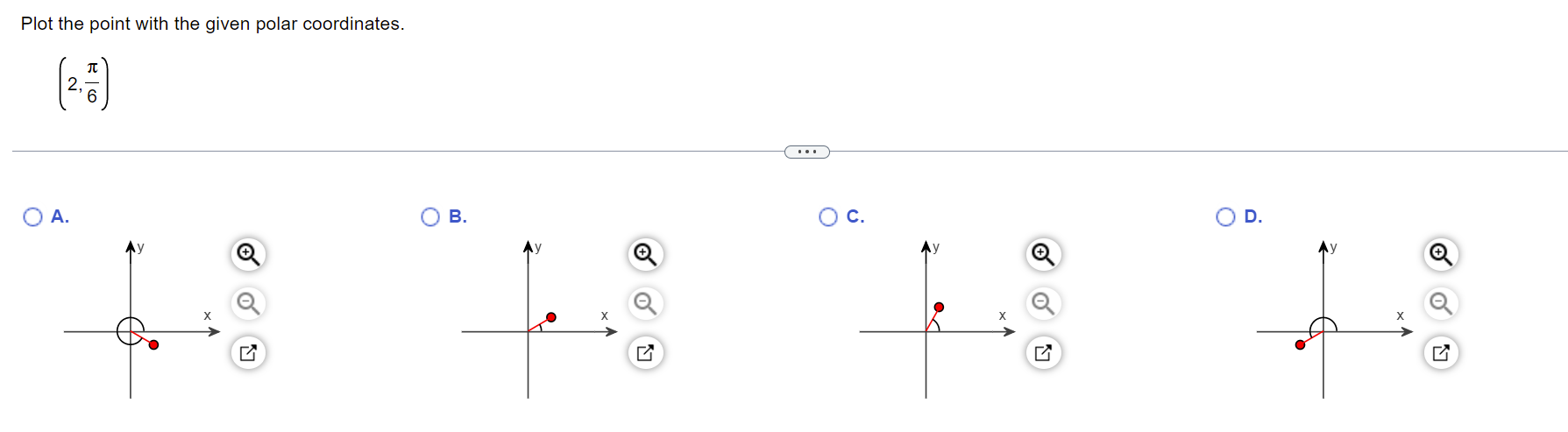 Plot The Point With The Given Polar Coordinates 2 7 A Hhh B D 1