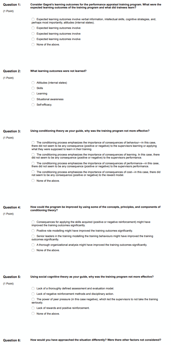 Nurse Supervisors At A Large Hospital Seldom Conducted Performance Appraisal Interviews And Some Refused To Do Them The 2
