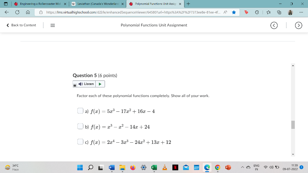 Back To Content O 34 C Haze Engineering A Rollercoaster Mid X W Leviathan Canada S Wonderland X G Polynomial Function 1