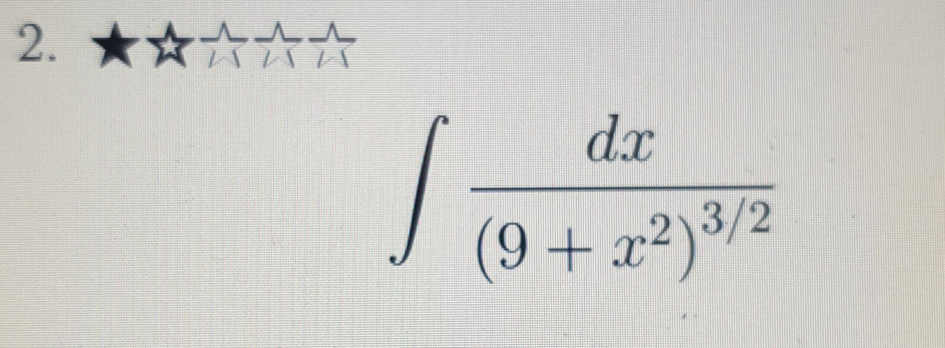2 Dx 9 X2 3 2 J 1