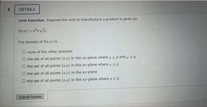 Details 4 Tangent Line If P X 3x 8x4 Then The Equation Of The Tangent Line To The Function P X At X 1 Is Oy 2