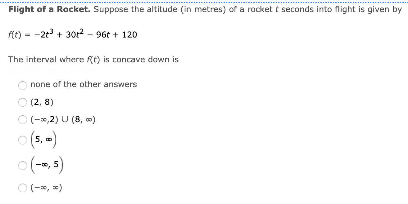 Flight Of A Rocket Suppose The Altitude In Metres Of A Rocket T Seconds Into Flight Is Given By F T 2t 30t 1