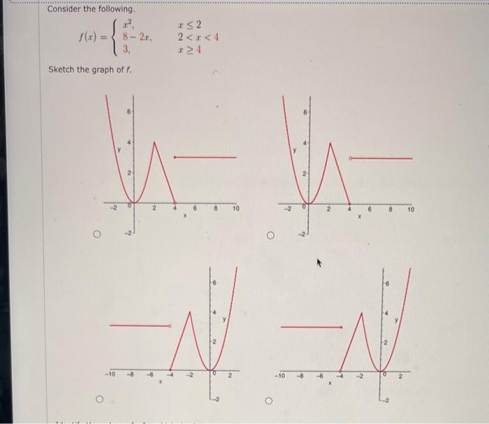 Consider The Following 9x X 4x 3 Find The X Value At Which F Is Not Continuous Is The Discontinuity Removable 2