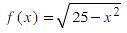F X 25 X 1