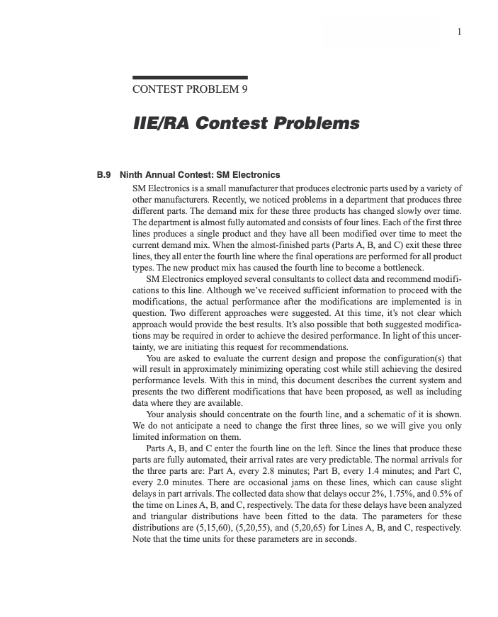 1 Contest Problem 9 Iie Ra Contest Problems B 9 Ninth Annual Contest Sm Electronics Sm Electronics Is A Small Manufactu 1