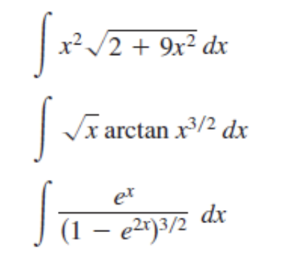 X 2 9x Dx 2 2 I Vx Arctan X3 2 Dx Et 1 E R 2 Dx 1