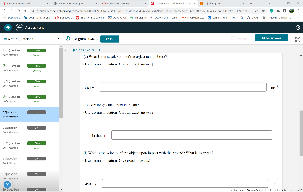 Written Homework 2 Co Fm Dashboard Lg Get Inspired At Lbc A Assessment 5 Of 19 Questions 1 Question 2 Of 4 Att 2