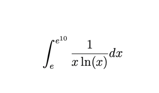 Relo E 1 X Ln X Dx 1