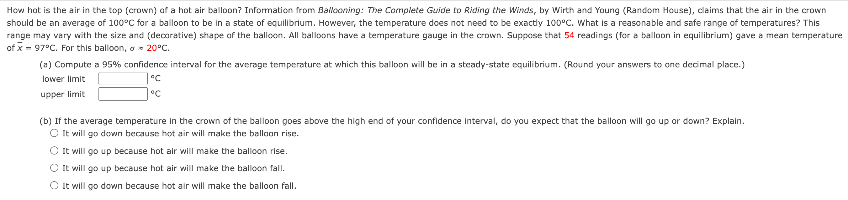 How Hot Is The Air In The Top Crown Of A Hot Air Balloon Information From Ballooning The Complete Guide To Riding Th 1