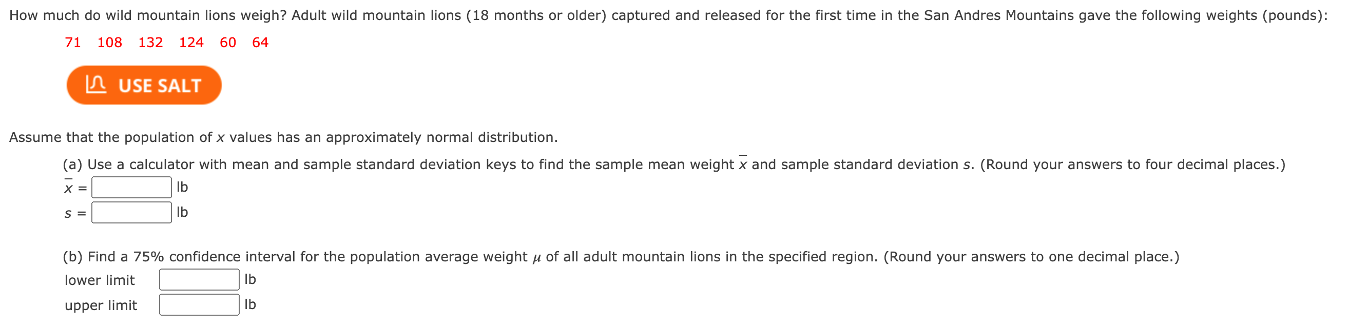 How Much Do Wild Mountain Lions Weigh Adult Wild Mountain Lions 18 Months Or Older Captured And Released For The Firs 1