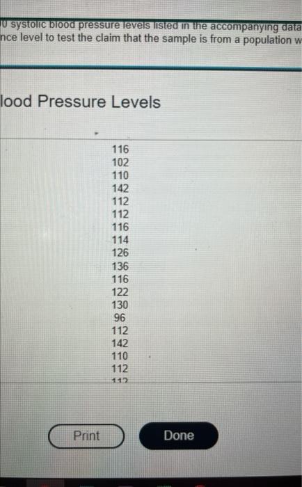 Systolic Blood Press Levels Above 120 Mm Hg Are Considered To Be High For The 100 Systolic Blood Pressure Levels Listed 4