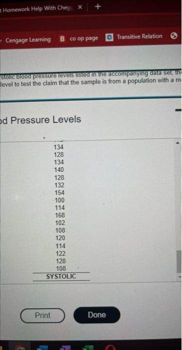 Systolic Blood Press Levels Above 120 Mm Hg Are Considered To Be High For The 100 Systolic Blood Pressure Levels Listed 6
