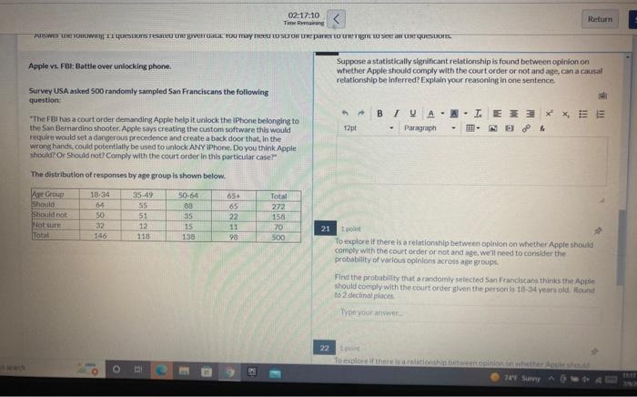 Mach 02 17 10 Time Remaining Answer The Tordwing Ii Questions Related The Given Data You May Need To Strom The Paner 1