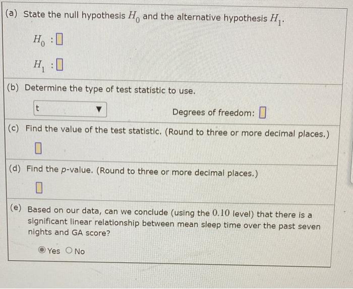 A Psychologist Has Established What She Calls Her Generalized Anxiety Ga Scale The Ga Scale Which Is A Scale From 0 2