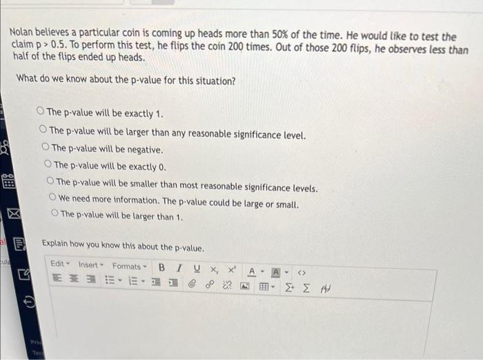 Ala 8 8 He No You Wish To Test The Following Claim H At A Significance Level Of A 0 10 Ho P1 P2 H P P2 8 Que 4