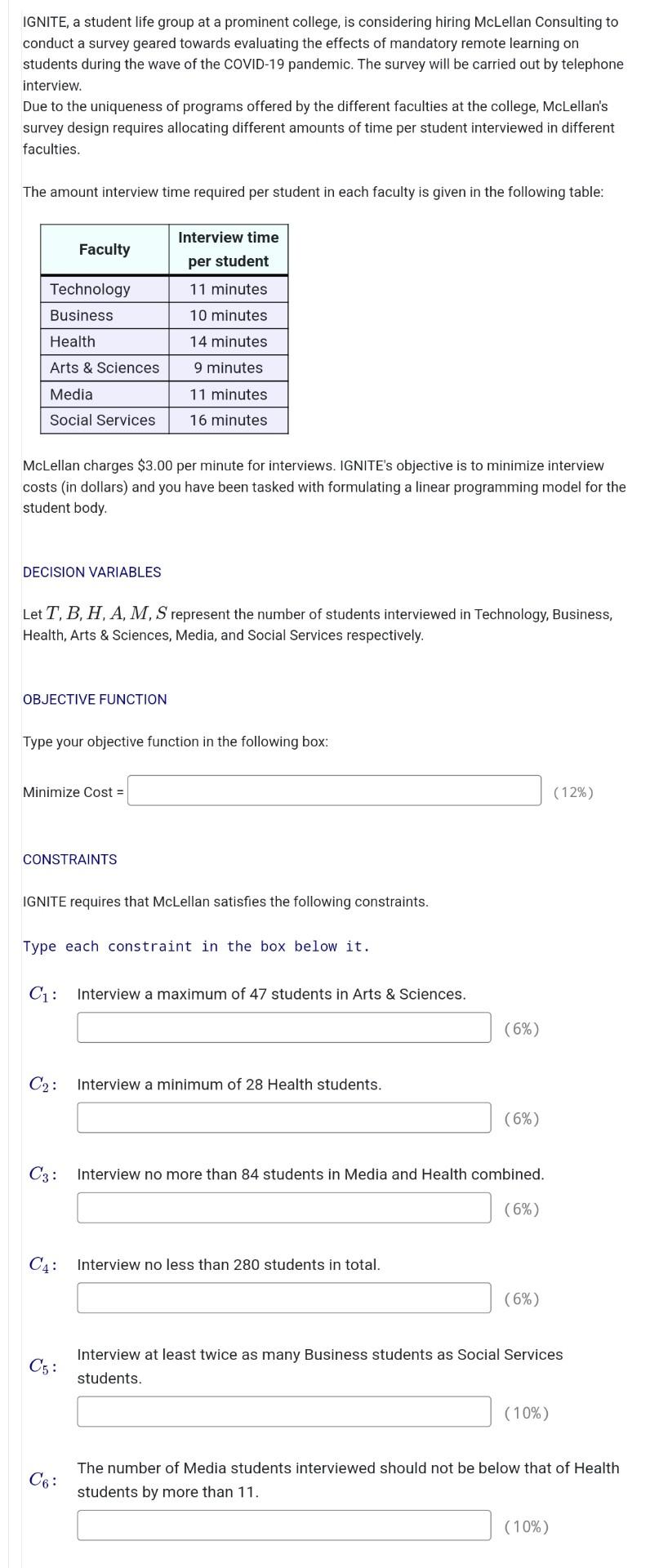 Ignite A Student Life Group At A Prominent College Is Considering Hiring Mclellan Consulting To Conduct A Survey Geare 1