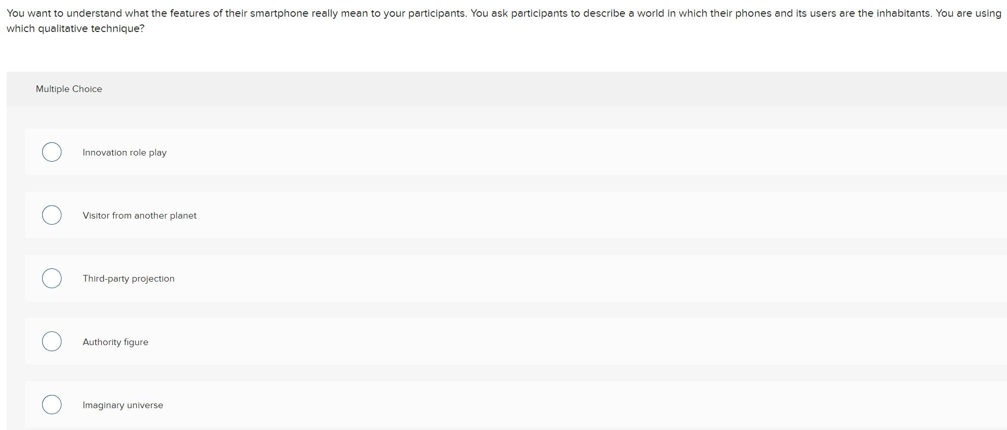 You Want To Understand What The Features Of Their Smartphone Really Mean To Your Participants You Ask Participants To D 1
