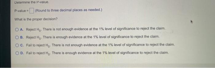 Test The Claim About The Difference Between Two Population Means And At The Level Of Significance A Assume The Samples 2