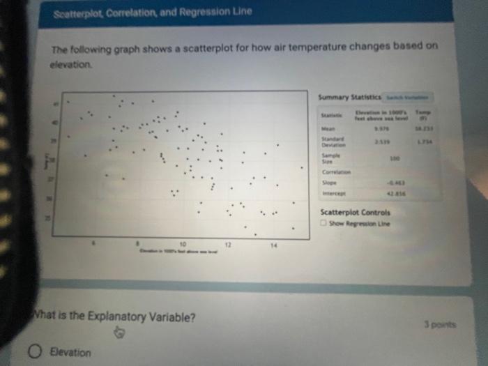 Gression Line Atterplot For How Air Temperature Changes Based On 12 Summary Statistics Switch Vares Elevation In 1000 S 2