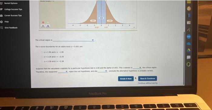 4 Alpha Level And The Critical Region The Alpha Level Is Set Use The Following Distributions Tool To Identify The Bound 3