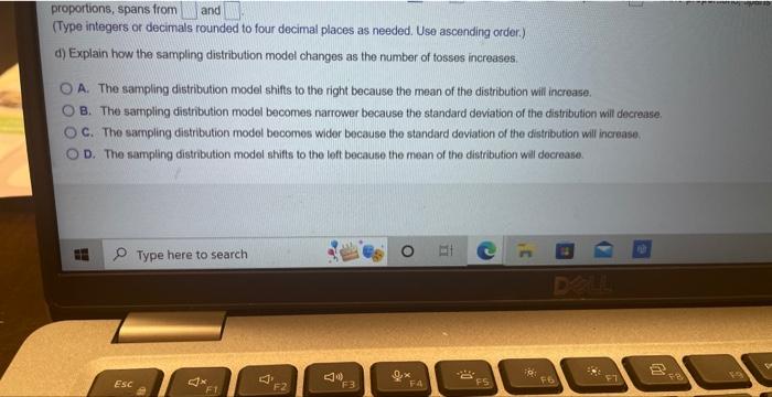 Ssc Api 03 Bu 26 As A Large Class Of Introductory Statistics Students The Professor Has Each Person Toss A Coin 23 Tim 7